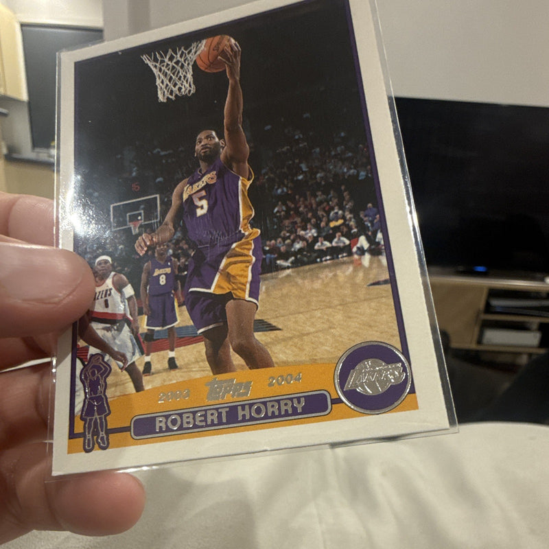 Topps 2003 04 Robert Horry Base Set Los Angeles Lakers Trading Card 1222