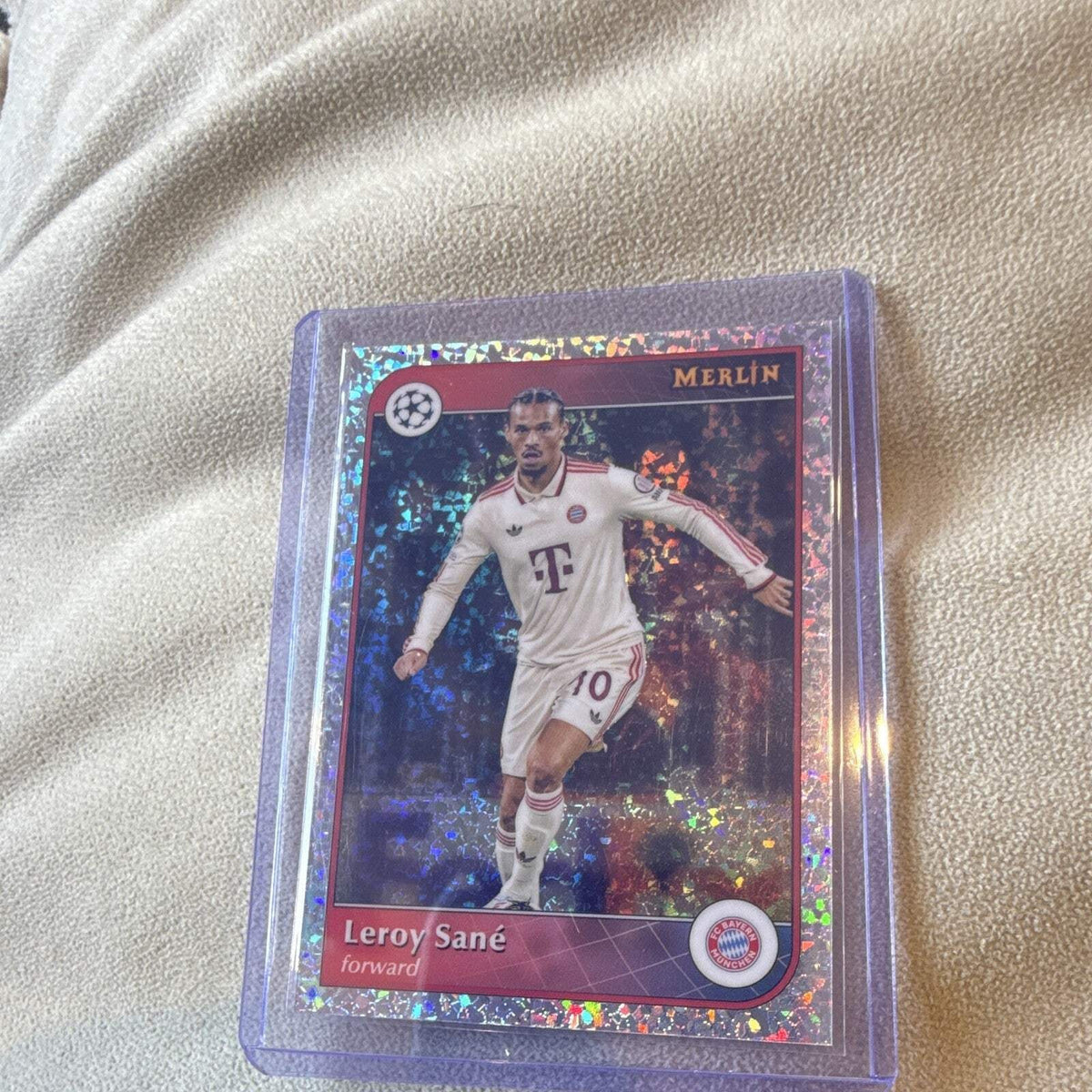 Topps Merlin Collections UEFA Champions League Leroy Sané FC Bayern #13 Parallel1