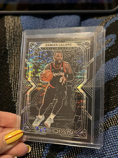 Damian Lillard Base Panini Obsidian Basketball 2021 22 #49 Trail Blazers0