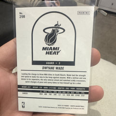 Panini 2022 23 NBA Hoops Dwyane Wade Base Set #298 Miami Heat1