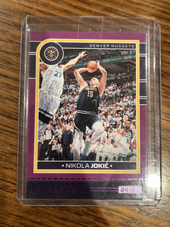 Panini Nikola Jokić Insert 2024 25 NBA Hoops Denver Nuggets No. 121