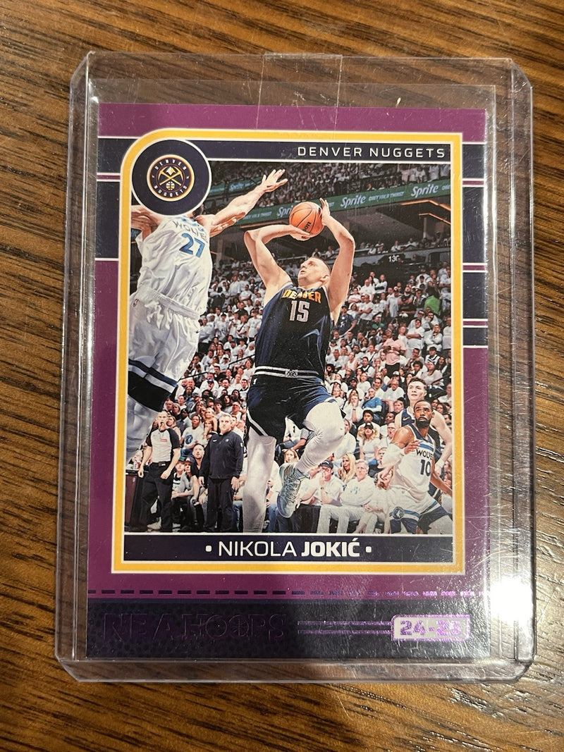 Panini Nikola Jokić Insert 2024 25 NBA Hoops Denver Nuggets No. 121