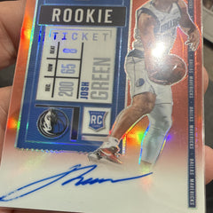Panini Contenders Optic 2020-21 Josh Green Rookie Ticket Auto /149 #1244