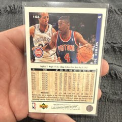 Upper Deck Collector's Choice 1994 Joe Dumars Detroit Pistons #104 Base1