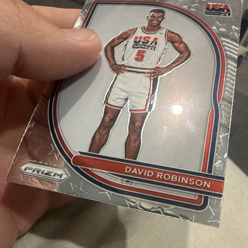 Panini Prizm David Robinson USA Basketball 2020 21 Prizm Insert #53