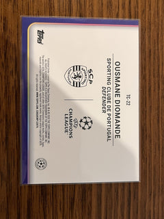 Topps Ousmane Diomande Trophy Chasers TC 22 UEFA Champions League Sporting2