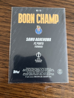 Topps Born Champ Insert Samu Aghehowa FC Porto UEFA Europa League BC 102