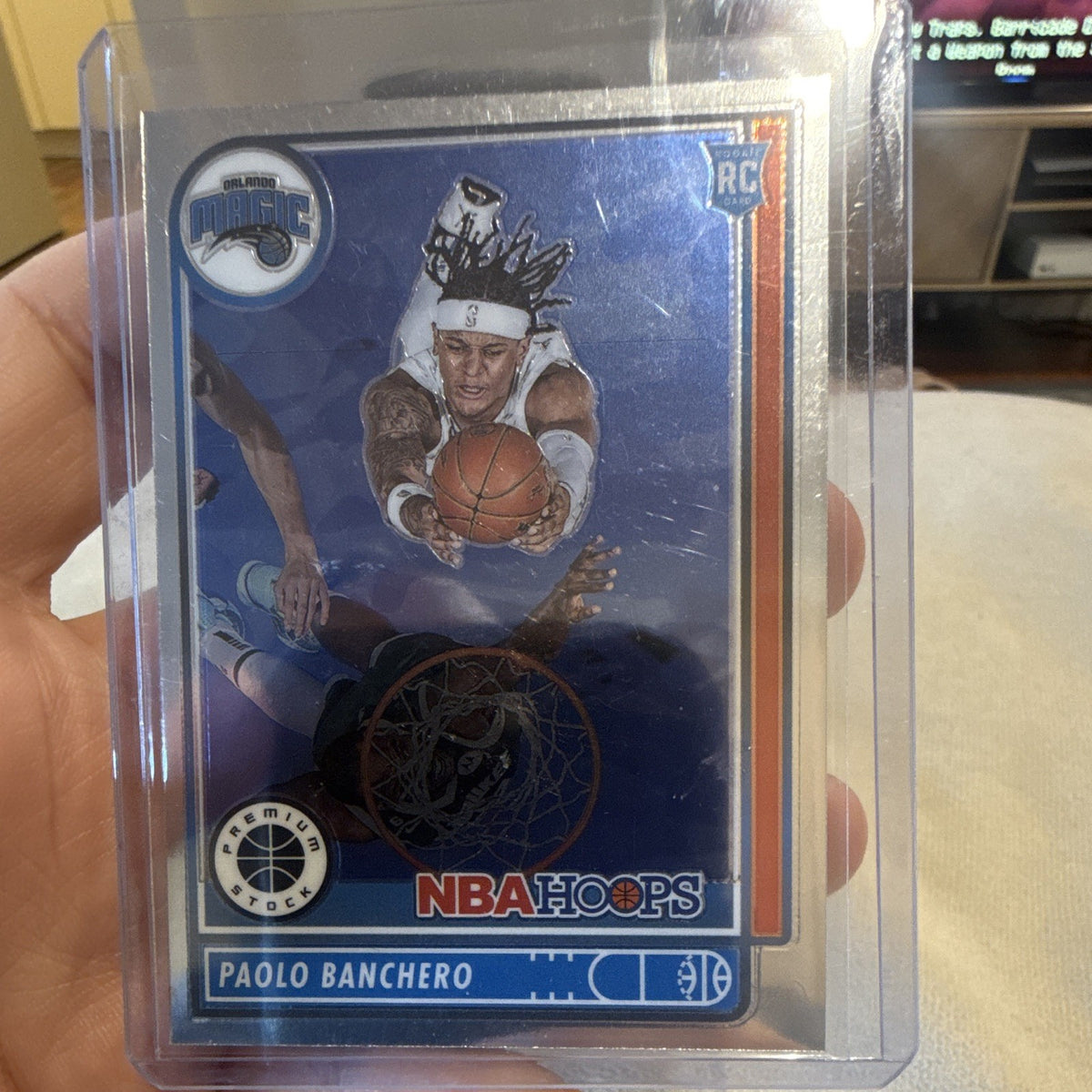 Panini 2022 23 Chronicles Hoops Premium Stock Paolo Banchero RC #584 Magic0