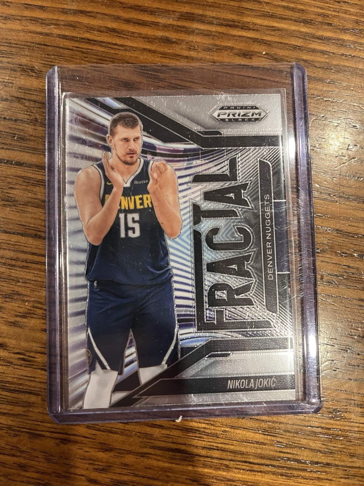 Panini 2024 25 Prizm Black Fractal Insert Nikola Jokic Denver Nuggets No. 50