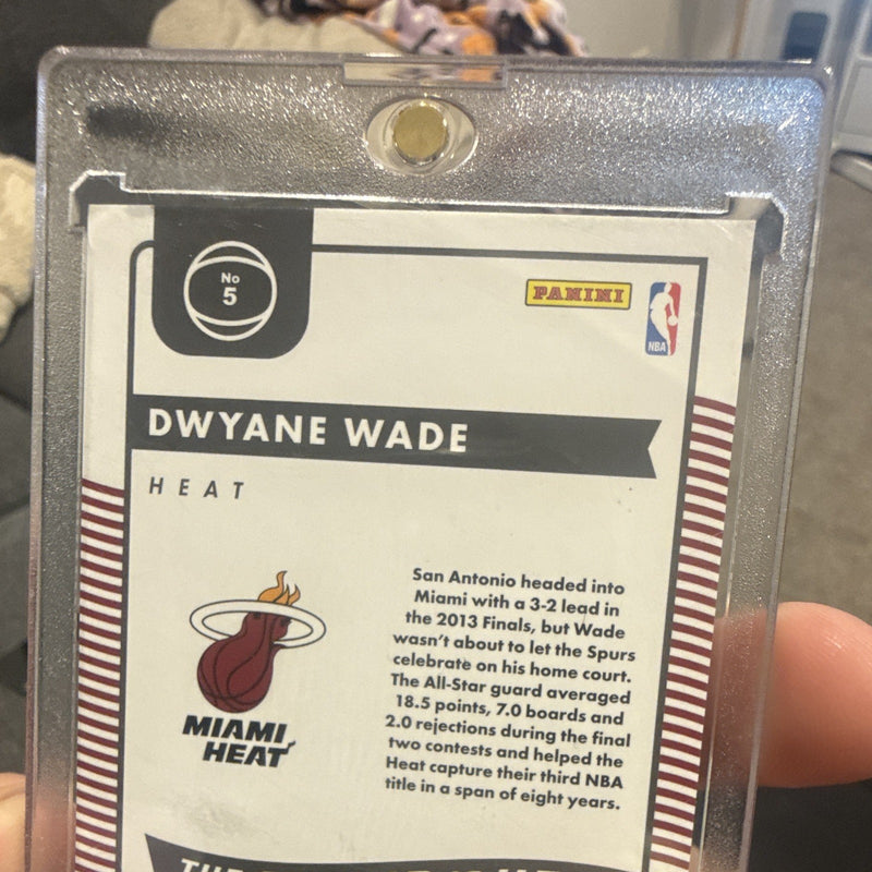 Panini Donruss 2016 17 The Champ Is Here #5 Dwyane Wade Miami Heat2
