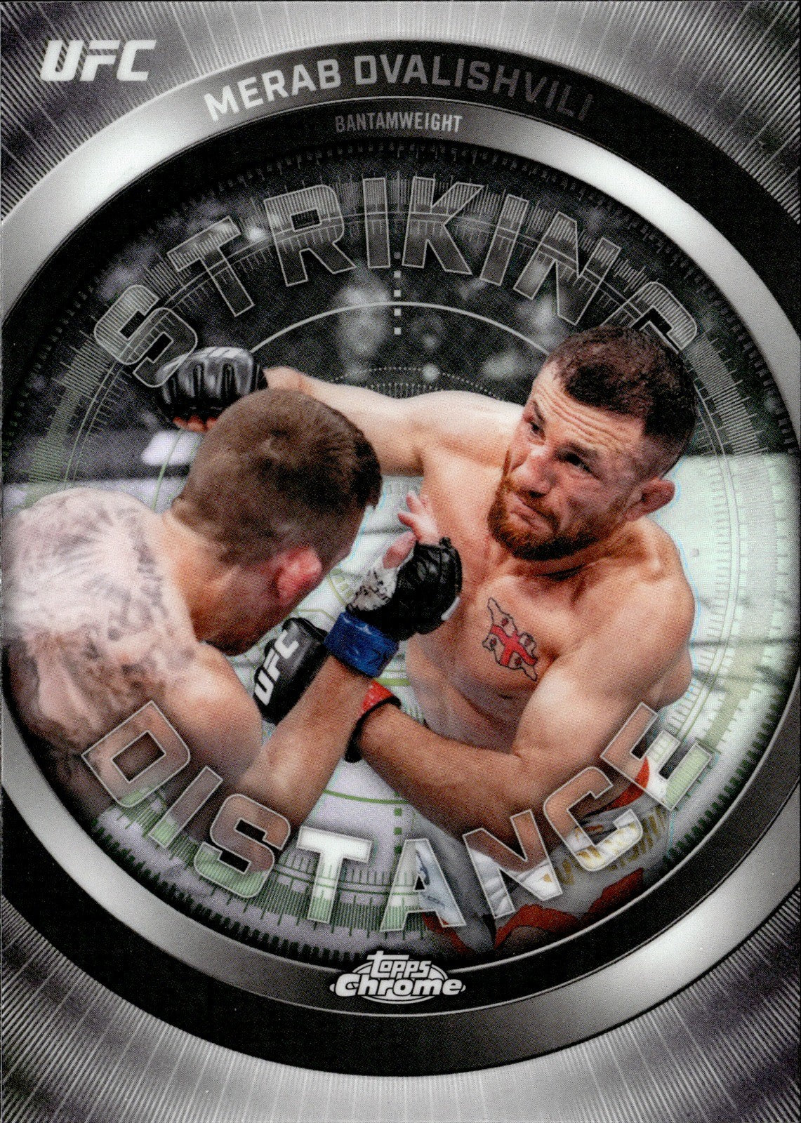 Merab Dvalishvili Striking Distance Topps Chrome UFC   SD 29 NM0