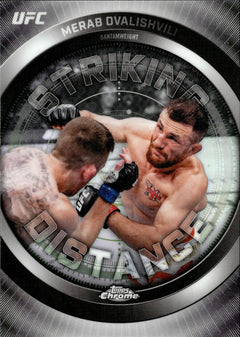 Merab Dvalishvili Striking Distance Topps Chrome UFC   SD 29 NM0