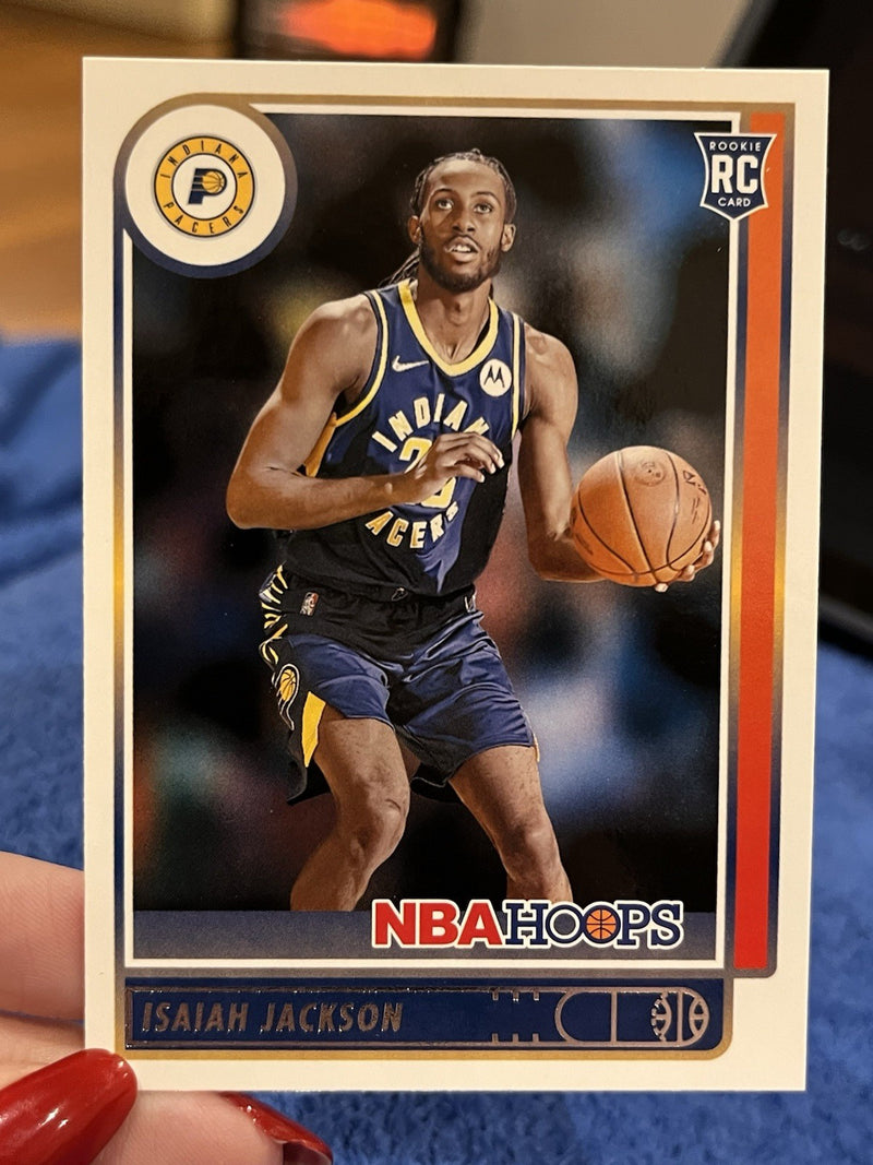 Panini 2021 22 NBA Hoops Isaiah Jackson Rookie RC 223 Indiana Pacers1