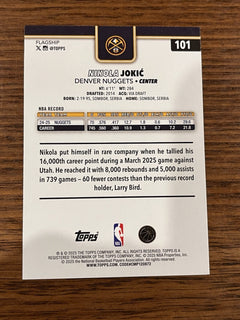 Topps Nikola Jokić Base Set Denver Nuggets #101 NBA 24 25 Basketball 20252