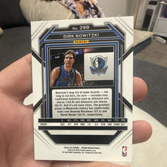 Panini Prizm Dirk Nowitzki Base Set Dallas Mavericks 298 2022 231