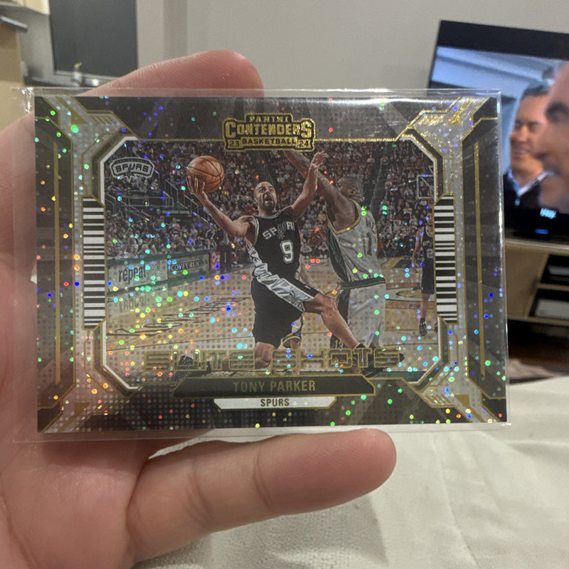 Panini Contenders Suite Shots Tony Parker San Antonio Spurs No. 6 2023 240