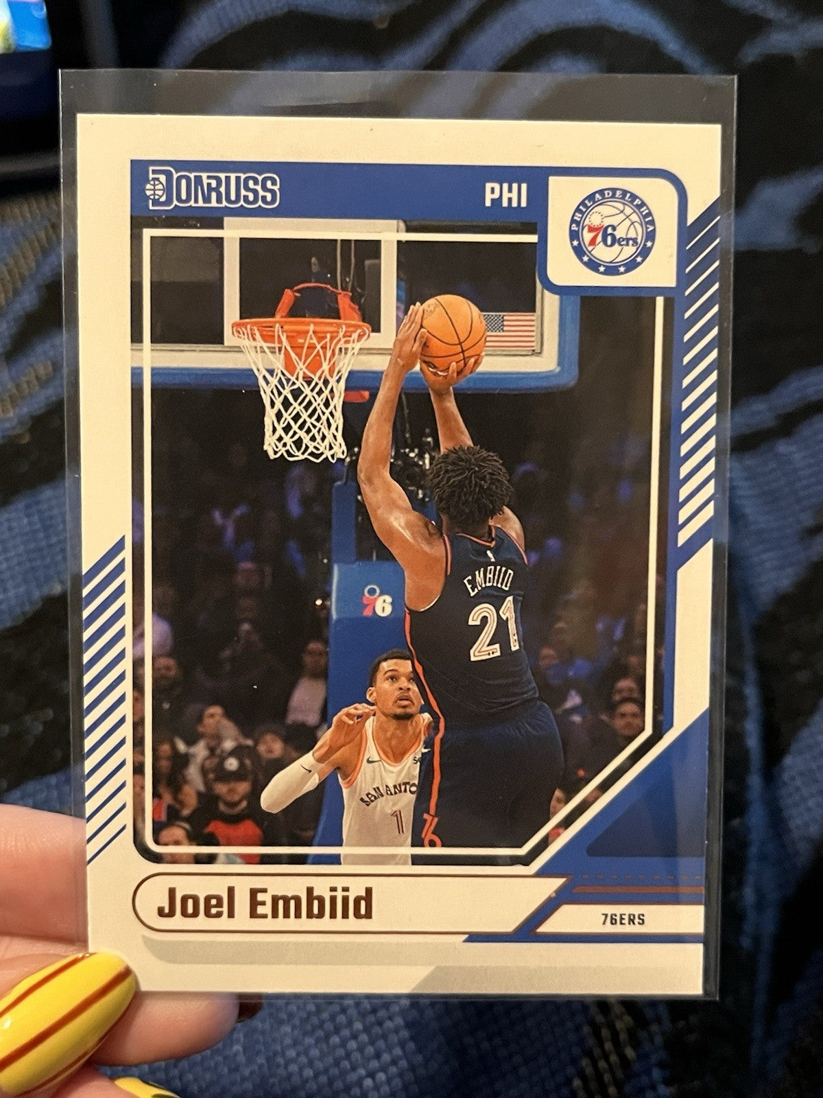 Panini Donruss 2024 25 Joel Embiid Base Set Philadelphia 76ers #281