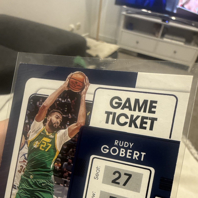 Rudy Gobert Game Ticket 2021 22 Panini Contenders Basketball 61 Utah Jazz /253