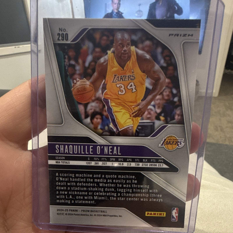 Panini Shaquille O'Neal Legends 2024 25 Prizm Basketball #290 Lakers1