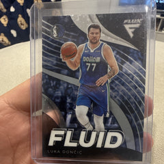 Panini Luka Dončić Fluid Insert 2022 23 Flux Basketball No.14 Mavericks0