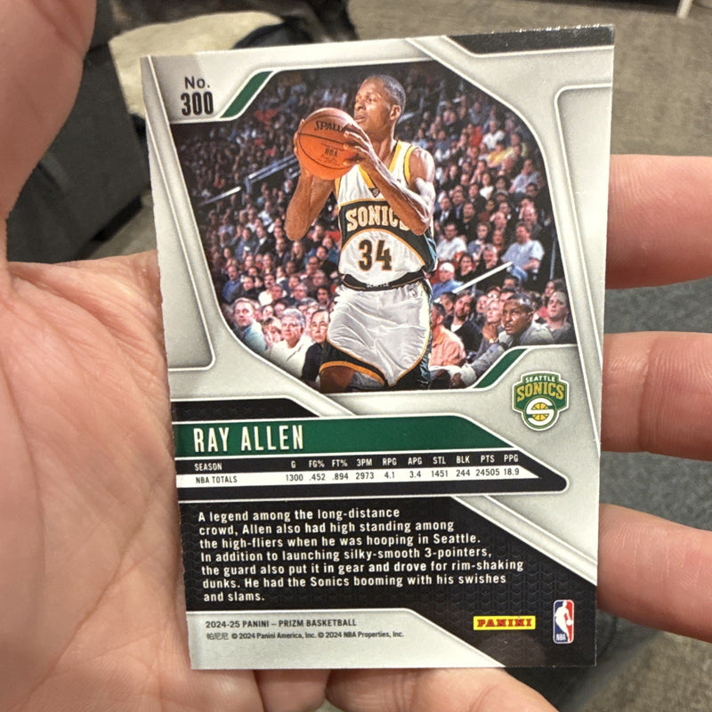 Panini Prizm 2024 25 Legends Ray Allen Seattle Supersonics #3001