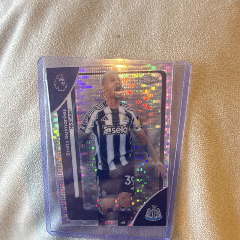 Topps Chrome Bruno Guimarães Parallel/Variety Newcastle United 1430