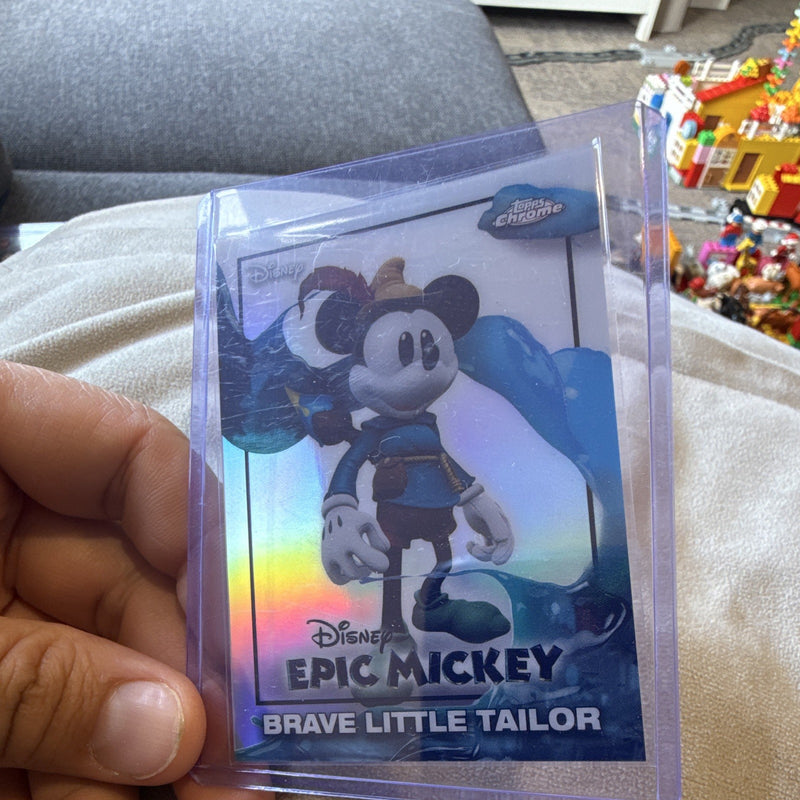 Topps Chrome Disney Epic Mickey Mickey Mouse Brave Little Tailor EM-12 2026 Holo0