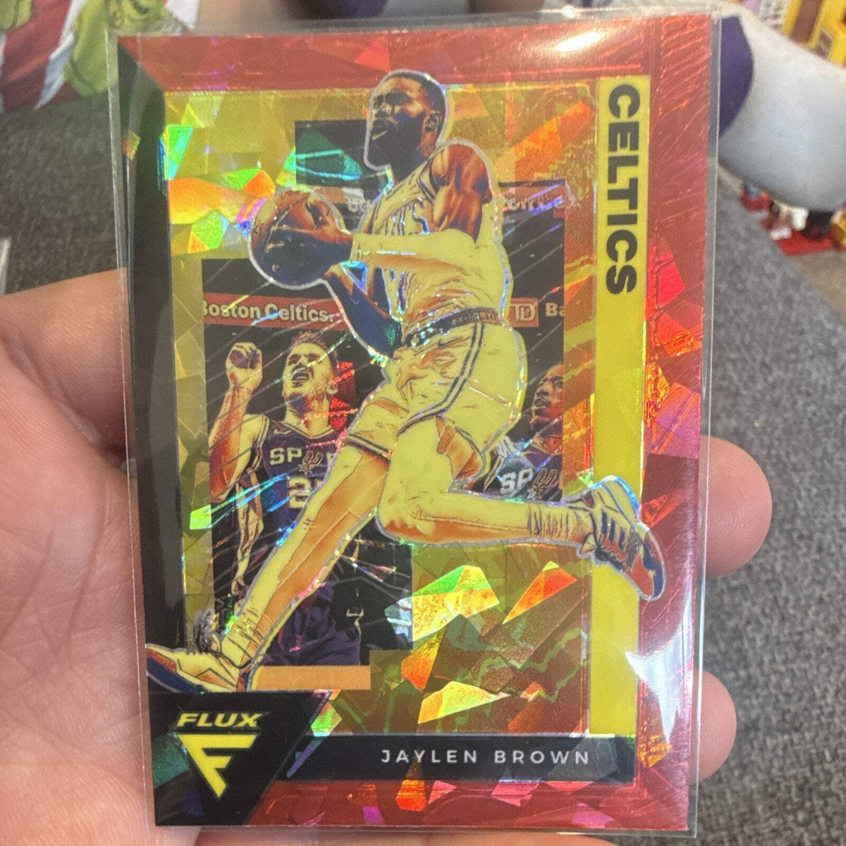 Panini Flux Prizm Jaylen Brown No. 8 Boston Celtics 2020 21 Basketball0