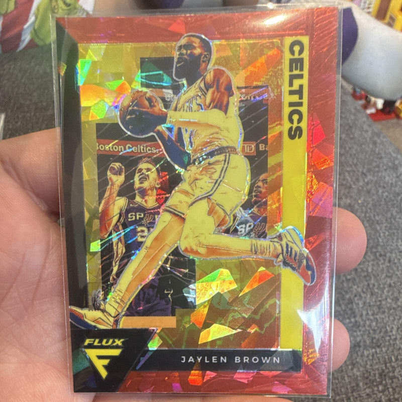 Panini Flux Prizm Jaylen Brown No. 8 Boston Celtics 2020 21 Basketball0