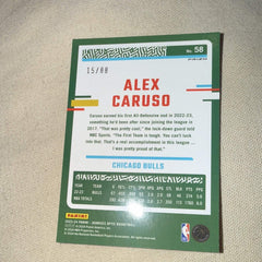 Panini Donruss Optic 2023 24 Alex Caruso #58 Chicago Bulls Serial 15/881