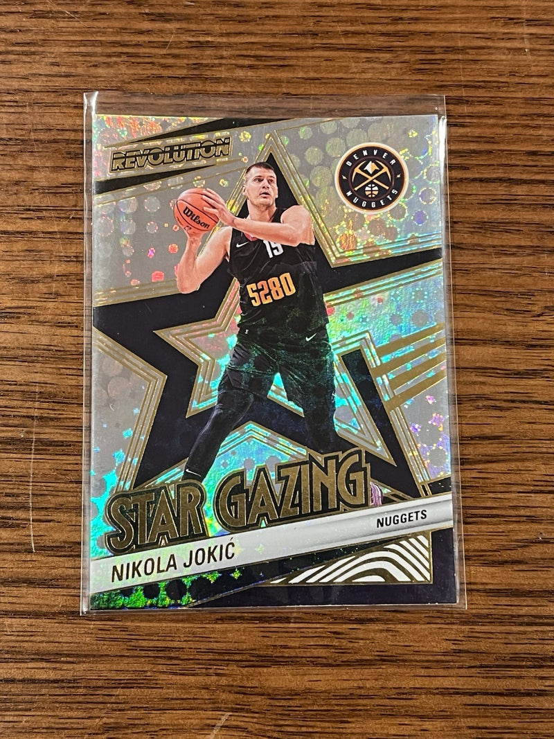 Panini Nikola Jokic Star Gazing Insert 2024 25 Revolution No. 7 Nuggets0