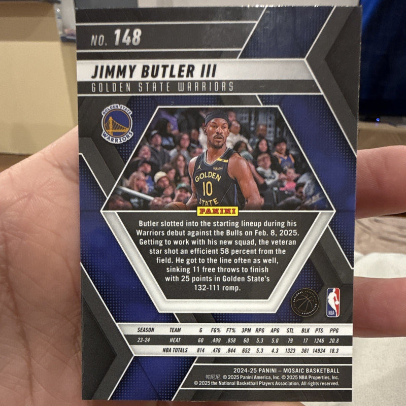Panini 2024 25 Mosaic Basketball Base Set Jimmy Butler III #148 Warriors1