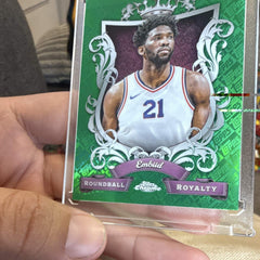 2024 Topps Chrome Roundball Royalty RR 9 Joel Embiid Philadelphia 76ers2