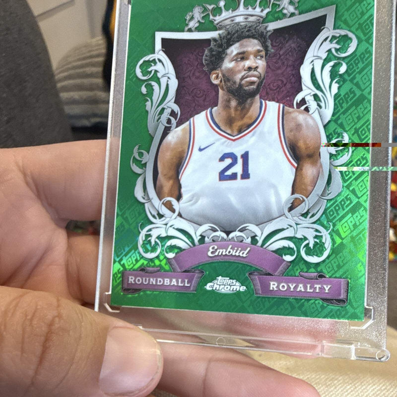 2024 Topps Chrome Roundball Royalty RR 9 Joel Embiid Philadelphia 76ers2