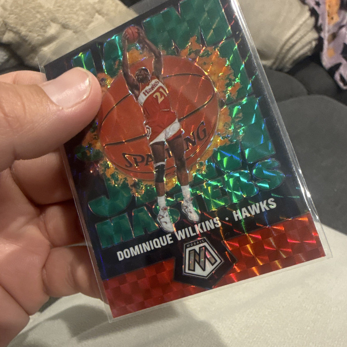 Panini Mosaic Dominique Wilkins Jam Masters Prizm Atlanta Hawks 12 2019 204