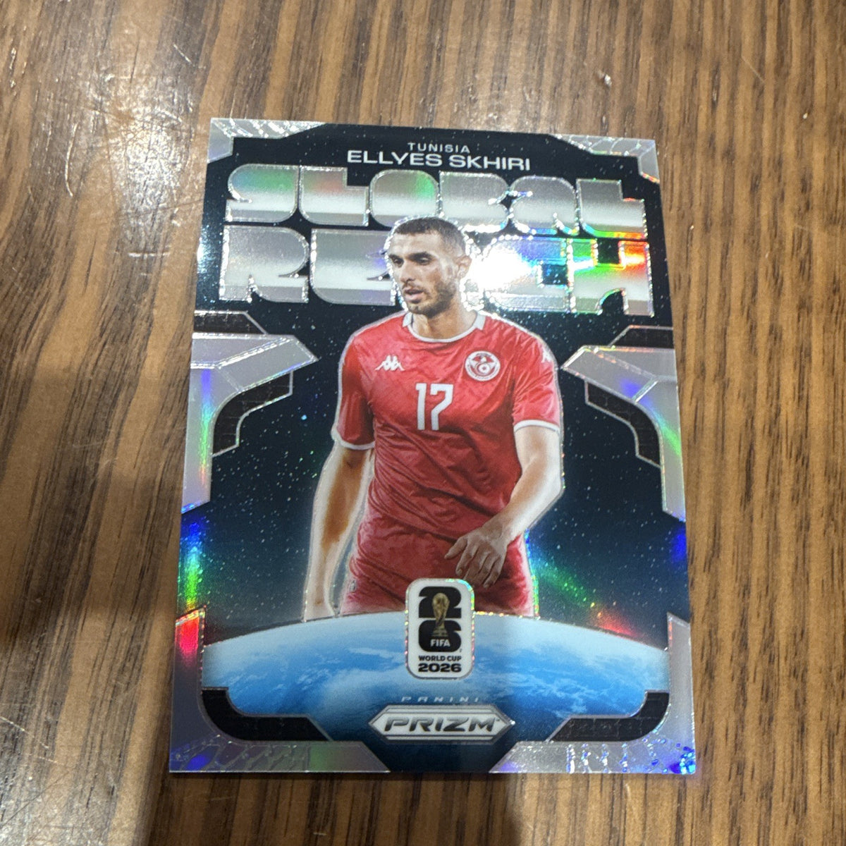 Ellyes Skhiri Global Reach 2026 Panini Prizm FIFA World Cup 20 Tunisia1