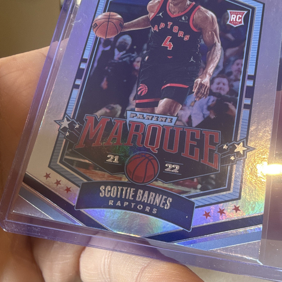 Panini 2021 22 Chronicles Marquee Scottie Barnes RC Rookie Card #369 Raptors3
