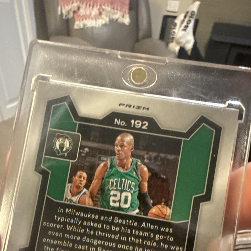 Panini Prizm 2023-24 Ray Allen Green Parallel #192 Boston Celtics3
