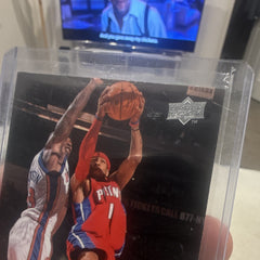 Upper Deck 2009 10 Basketball Allen Iverson Detroit Pistons Hologram #472