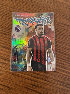 Justin Kluivert Tekkers Insert #54 Topps Premier League 2025/26 AFC Bournemouth0