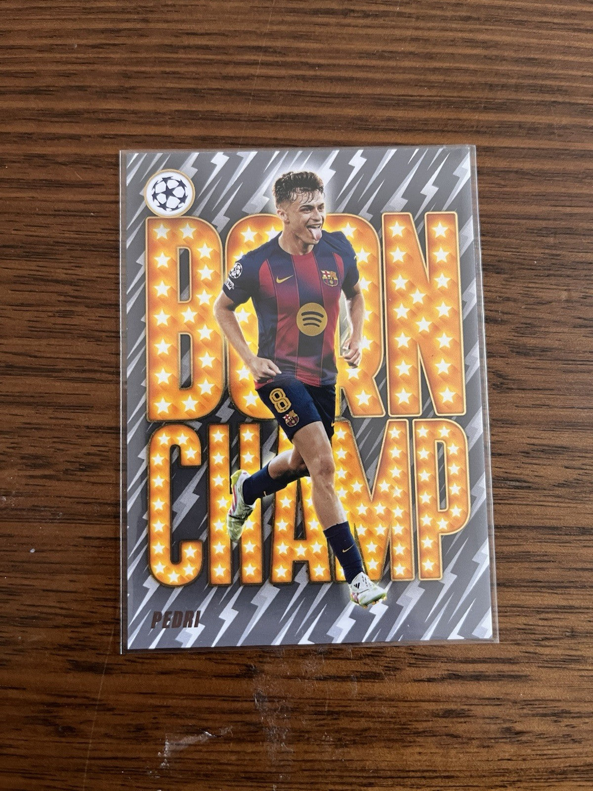 Topps UEFA Champions League Born Champ Insert BC 4 Pedri FC Barcelona0