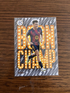 Topps UEFA Champions League Born Champ Insert BC 4 Pedri FC Barcelona0