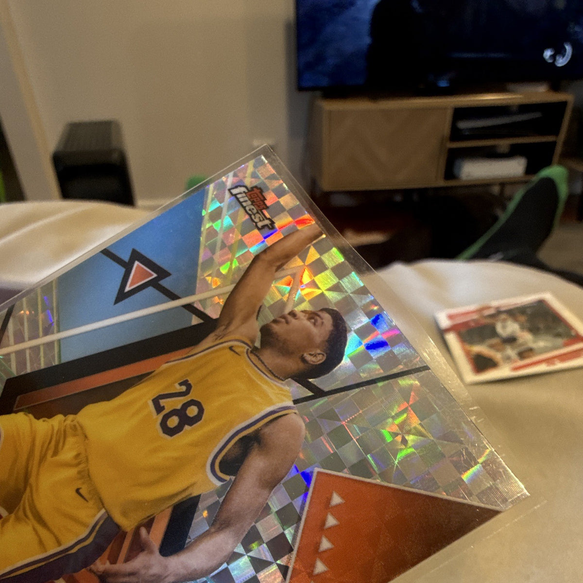 Rui Hachimura Performance Topps Finest Basketball   Lakers #114 Hologram2