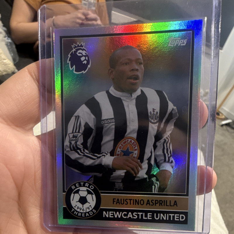 Topps Premier League Retro Threads 1996/97 Faustino Asprilla Newcastle 3940