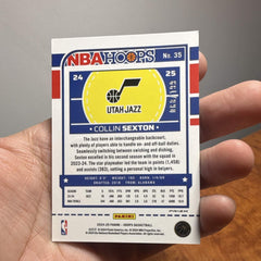 Panini 2024 25 Hoops Collin Sexton Parallel/Variety Utah Jazz No. 354