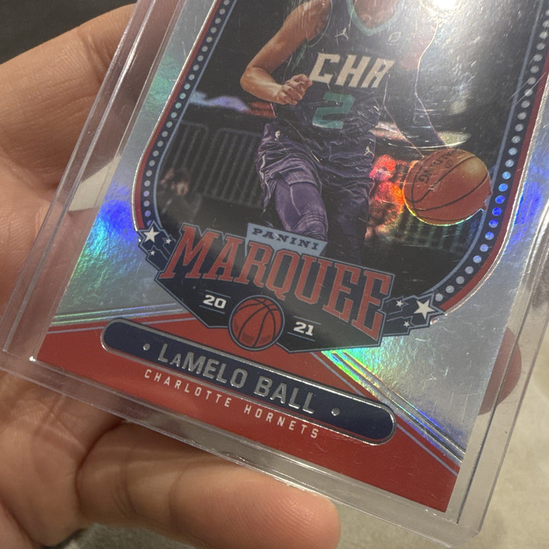 Panini 2020 21 Chronicles Marquee LaMelo Ball Rookie #266 Charlotte Hornets3