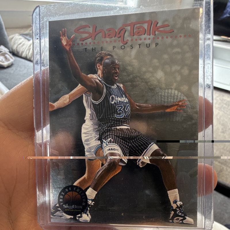 SkyBox 1993 Premium ShaqTalk The Postup Insert #3 Shaquille O'Neal Magic0