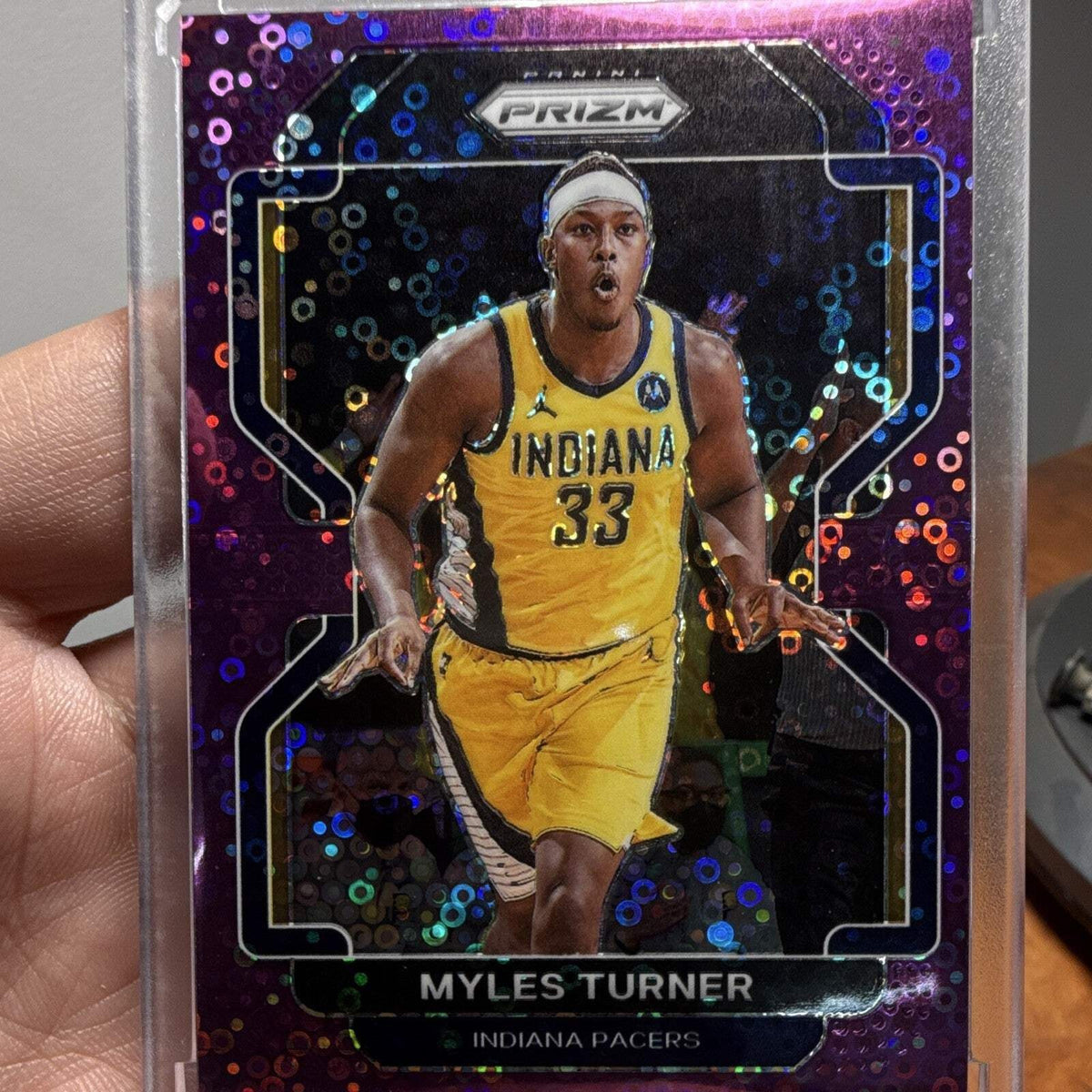 Panini 2021 22 Prizm Myles Turner Indiana Pacers #175 Serial Numbered 71/751