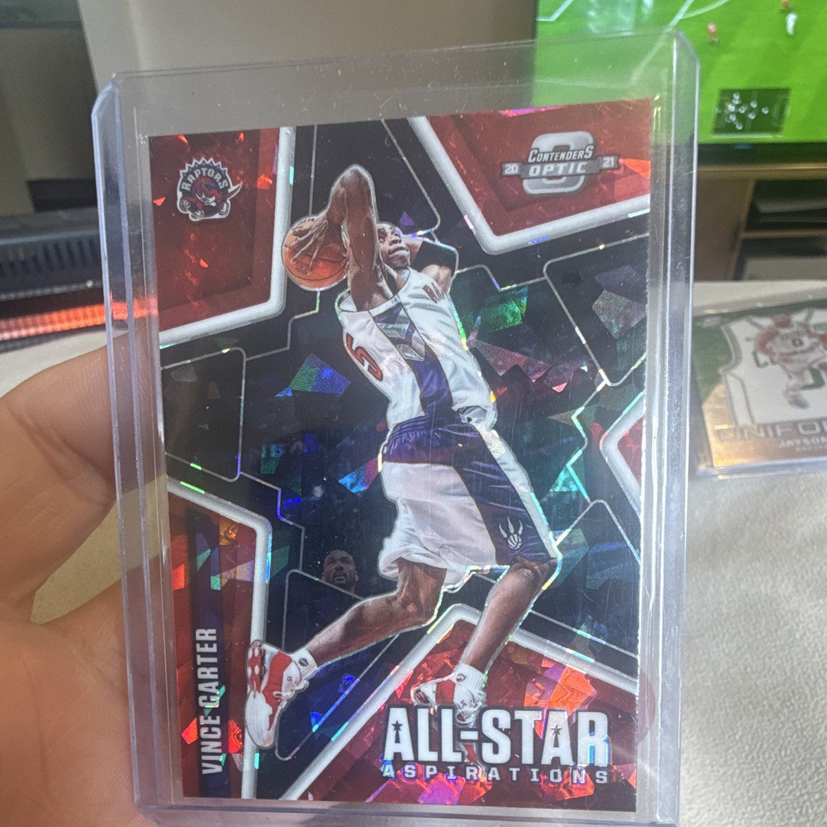 Panini Vince Carter All Star Aspirations Prizm Contenders Optic 2020 21 #180