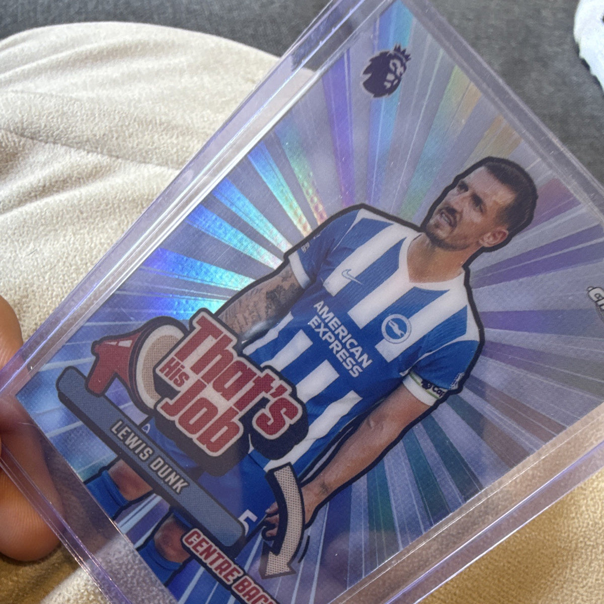 Topps Chrome Premier League That's His Job Lewis Dunk THJ-2 Brighton2